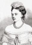 Princess Frederica Wilhelmina Louise Elisabeth Alexandrine of Prussia, from 'L'Univers Illustré', 1866 (engraving)