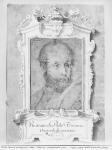 Portrait of a man presumed to be Veronese (Paolo Caliari) (pierre noire on bluish paper)