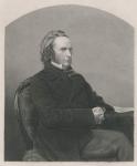 George John Douglas Campbell, 8th Duke of Argyll, engraved by D.J. Pound from a photograph, from 'The Drawing-Room of Eminent Personages, Volume 2', published in London, 1860 (engraving)