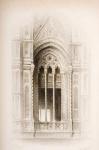 Tracery from the Campanile of Giotto, Florence, from `The Seven Lamps of Architecture' by John Ruskin, engraved by James Charles Armytage (c.1820-97) published 1894 (engraving)