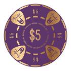 PokerChip $5, 2015, digital