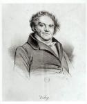 Francois Eugene Vidocq (1775-1857) (litho) (b/w photo)