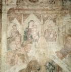 St. Ranieri Praying in the Temple (detail), mid 14th century (fresco)