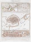 Map of combat at the Battle of Lubeck, showing positions of the French, Prussian, Swedish and Danish armies (engraving)