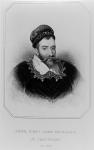 Sir John Maitland (1545-1595) from 'Lodge's British Portraits', 1823 (engraving) (b/w photo)