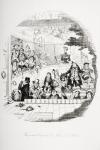 The great bespeak for Miss Snevellicci, illustration from `Nicholas Nickleby' by Charles Dickens (1812-70) published 1839 (litho)