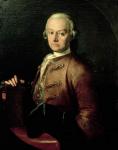 Johann Georg Leopold Mozart (1719-87), father of Wolfgang Amadeus, 1765