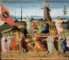 Triumph of Chastity, inspired by 'Triumphs' by Petrarch (1304-74) (oil on panel) (see 194159 for detail)
