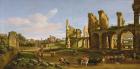 The Colosseum and the Roman Forum, 1711 (oil on canvas)