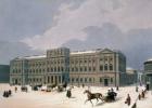 Palace of the Grand Duke of Leuchtenberg in St. Petersburg, printed by Lemercier, Paris, 1840s (colour litho)