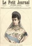 Empress of Russia, from 'Le Petit Journal', 7th February 1891 (coloured engraving)
