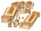 Imperial Forum. Rome. Aerial view