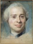Portrait of Jean Le Rond d'Alembert (1717-83) 1753 (pastel on paper)