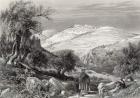 The Mount of Olives, from Mount Zion, engraved by S. Bradshaw (engraving)