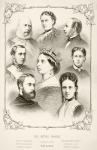 The Royal Family of Queen Victoria, from 'The National and Domestic History of England' by William Hickman Smith Aubrey (1858-1916) published London, c.1890 (litho)