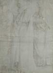 The Virgin and Two Female Saints, 1521 (pencil on paper)