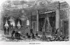East Room of the White House During the Civil War, from 'A Pictorial History of the Civil War' (engraving) (b&w photo)