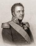 Bertrand, Count Clausel (or Clauzel) 1772 1842. Marshal of France. From a 19th century print.