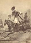 A Cossack Horseman (engraving)