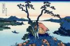Lake Suwa in the Shinano province, c.1830 (woodblock print)