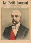 Felix Faure, President of the French Republic, front cover illustration from 'Le Petit Journal', supplement illustre, 27th January 1895 (colour litho)