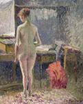 Female Nude seen from the Back, 1895 (oil on canvas)