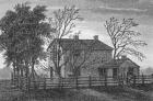 The Prison in Carthage, Illinois, in which the Mormon Prophet Joseph Smith and his brother Hyrum were Imprisoned and Murdered in 1844, from 'La Vuelta al Mundo' published in Madrid, 1865 (engraving)