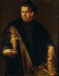 Portait of Florentine collector Vincenzo Borghini (oil on canvas)