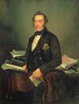 Portrait of Senator Ivan Tolstoy (1792-1854) (oil on canvas)