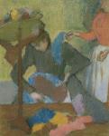 At the Milliner's, c.1898 (pastel on paper)