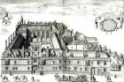 All Souls College, Oxford University, 1675 (engraving) (b/w photo)