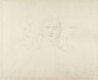 Five Visionary Heads of Women, c.1820 (graphite on paper)