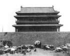 Entrance to the inner wall, Peking, China, c.1900 (b/w photo)