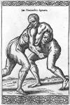 Turkish Wrestlers, illustration from 'Les navigations, peregrinations et voyages, faicts en la Turkie' by Nicolas de Nicolay, published in 1577 (woodcut)