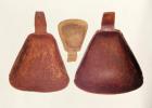 Scoops for serving food, from Northwest American coast, probably 15th Century (musk ox horn)