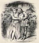Illustration after J. Tenniel for the poem 'Sir Rupert the Fearless', a legend of Germany, from 'The Ingoldsby Legends or Mirth and Marvels', by Thomas Ingoldsby, published in 1865 (litho)