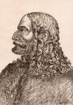 Albrecht Duerer, illustration from '75 Portraits Of Celebrated Painters From Authentic Originals', published in 1817, London (engraving)