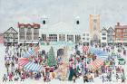 Kingston Market, Surrey (w/c on paper)