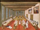 View of the Refectory, from 'L'Abbaye de Port-Royal', c.1710 (gouache on paper)