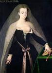Agnes Sorel (c.1422-50) (oil on panel)