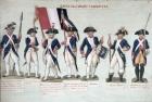 The Parisian Army during the French Revolution c. 1789 (gouache on paper)