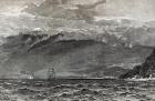 The Peak of Teneriffe, Sante Cruz, from 'Leisure Hour', 1888 (engraving)