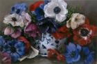 No 396, Bouquet d'anémones, 2013, oil on canvas