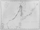 Map of the discoveries made in 1787 in the China Seas and Strait of Tartary by French frigates La Boussole and L'Astrolabe, from the 'Atlas du Voyage de La Perouse' (engraving)