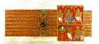 Two scenes from the Kalpasutra, Mandu, 1439 (gouache and gold on paper)
