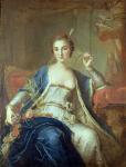 Portrait of Mademoiselle Marie Salle (c.1702-56) 1737 (oil on canvas)