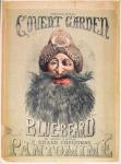 Poster for a Christmas pantomime of 'Blue Beard' produced by Henry J. Byron at the Theatre Royal, Covent Garden, c.1860 (coloured engraving)