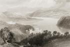 Valley of the Blackwater between Youghal (County Cork) and Lismore (County Waterford), Ireland, from 'Scenery and Antiquities of Ireland' by George Virtue, 1860s (engraving)