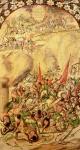 Conquest of Mexico: the Spaniards retreating, 1st July 1520, 1698 (oil on panel)