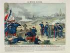 Defeat of the Rebels Entrenched in the Cemetery of Pere Lachaise and on Chaumont Hill, 1871 (colour engraving)